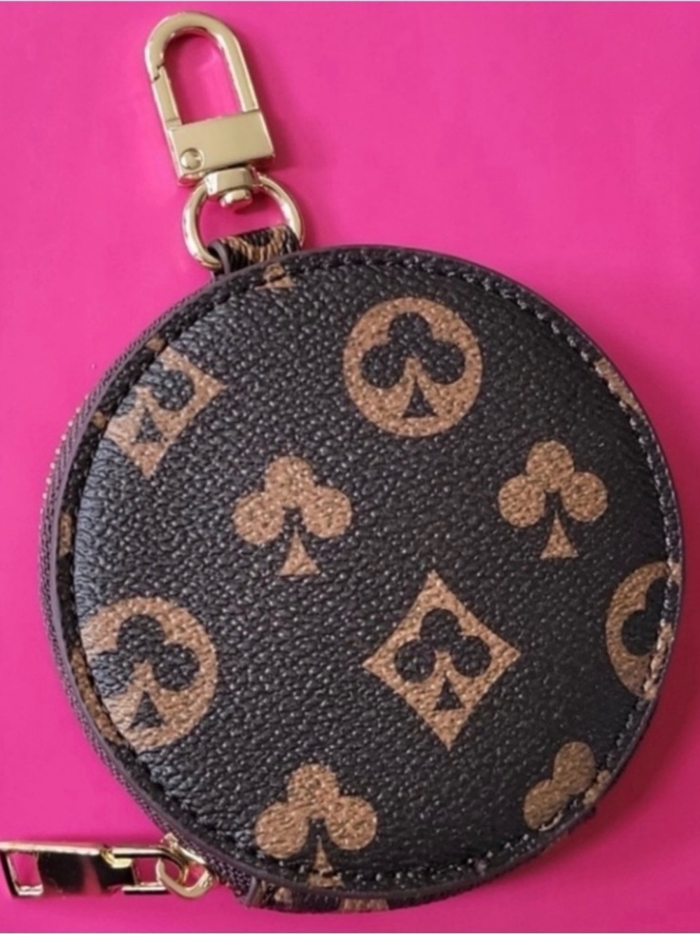 Beautiful Brown/Tan Clickable Coin Purse